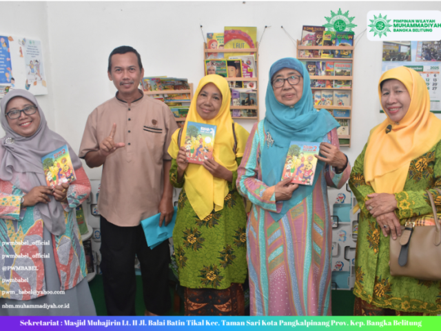 ‘Aisyiyah Resmikan Taman Pustaka “Aminah” dan Pustaka Bergerak di Belitung : Hadirkan Semangat Literasi untuk Generasi Muda