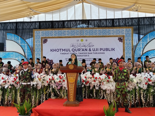 Siti Aisyah Apresiasi Generasi Penghafal Quran di MI-T Muhammadiyah Sumberejo