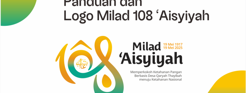 Panduan dan Logo Milad 108 'Aisyiyah