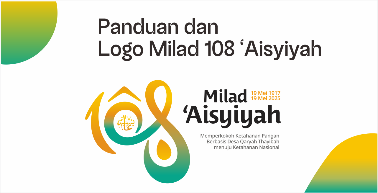 Panduan dan Logo Milad 108 'Aisyiyah
