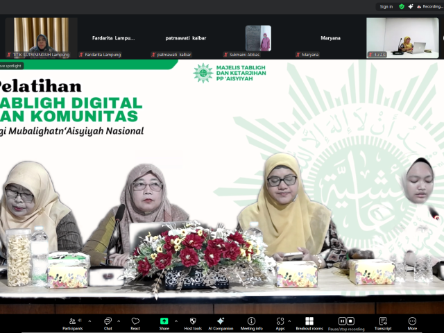 ‘Aisyiyah Kuatkan Dakwah Digital Mubalighat melalui Pelatihan Tabligh Digital dan Komunitas